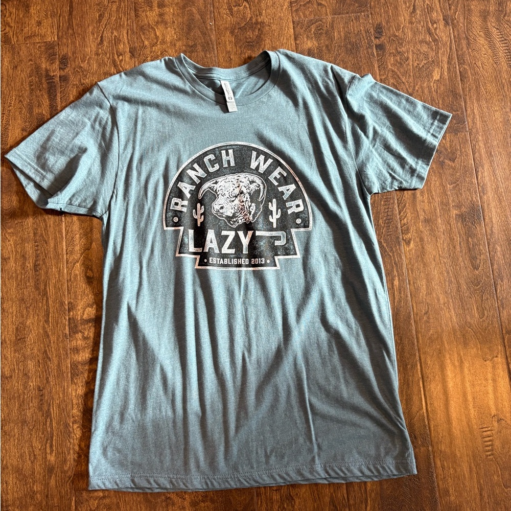 Ranch Wear Men's Blue T-Shirt